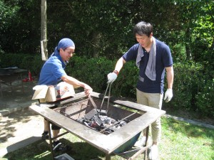 BBQ準備
