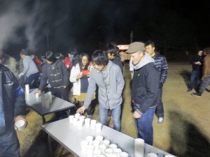 ⑪　お汁粉振る舞い　１